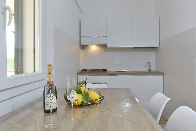 Zona giorno e cucina negli alloggi Paradise Beach — foto 15