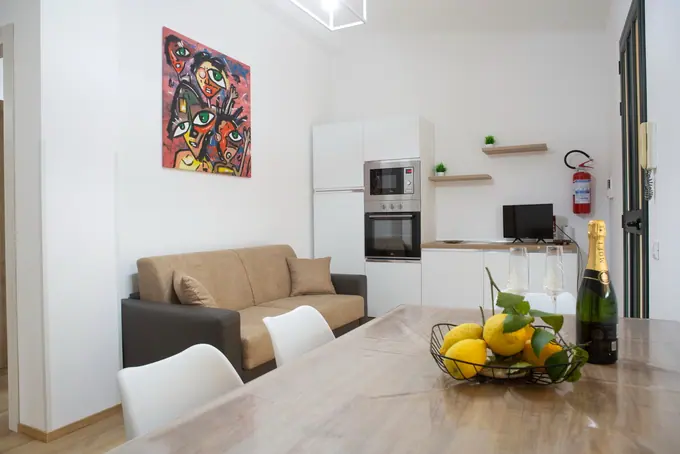 Zona giorno e cucina negli alloggi Paradise Beach — foto 37