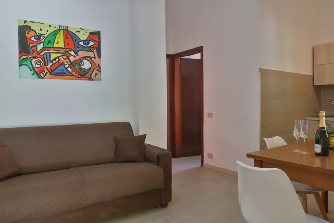 Zona giorno e cucina negli alloggi Paradise Beach — foto 47